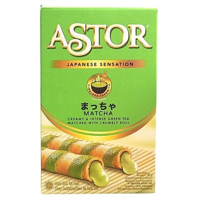Astor Matcha 40g 抹茶味灌心蛋卷