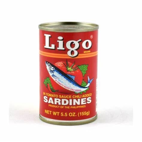 Ligo Sardines in Chilli Tomato Sauce 155g Ligo 茄汁辣沙甸魚