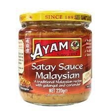 AYAM Malaysian Satay Sauce 220g 雄雞標馬來西亞沙爹醬