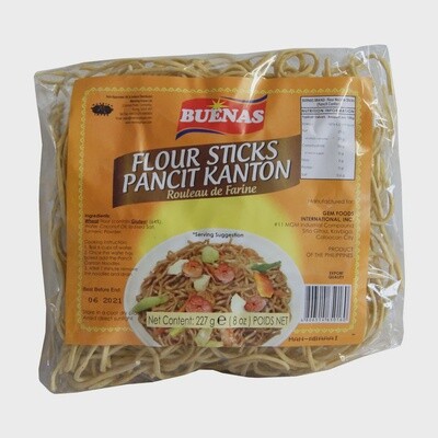 Buenas Flour Sticks Pancit Kanton 227g Buenas菲律賓麵