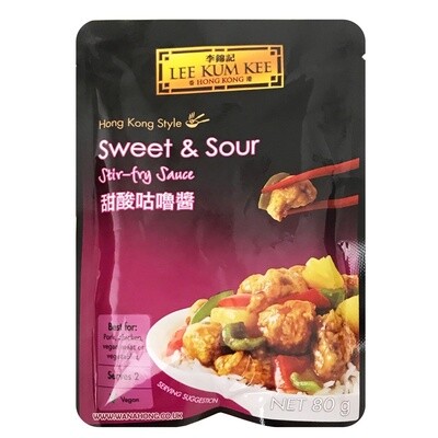 LKK Sweet &amp; Sour Stir Fry Sauce  80g 李錦記甜酸咕嚕醬