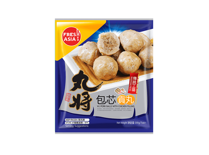 FA WJ Pork Ball with Chicken Filling 200g 香源丸將包心貢丸