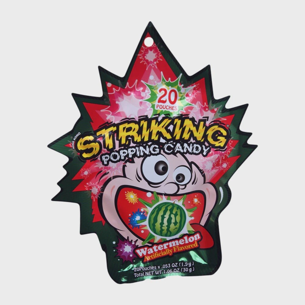 *Striking Watermelon Flavour Popping Candy 30g 索勁西瓜味爆炸糖