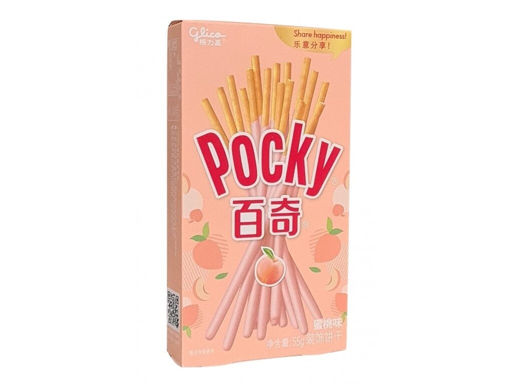 Glico Pocky - Peach 55g 白桃味百力滋