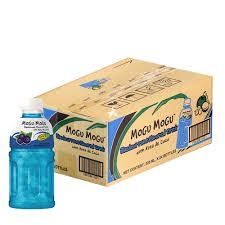 *Mogu Mogu Nata De Coco Drink Blackcurrant 4x6x320ml (Case) MOGU MOGU黑加侖子味(箱)
