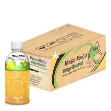 *Mogu Mogu Nata De Coco Drink Mango 4x6x320ml (CASE) MOGU MOGU芒果味(箱)