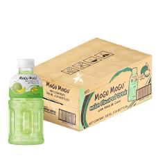 *Mogu Mogu Nata De Coco Drink Melon 4x6x320ml (Case) MOGU MOGU蜜瓜味(箱)