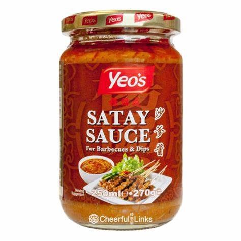 Yeo&#39;s Satay Sauce 250ml 楊協成沙爹醬