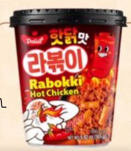DELIEF Hot Chicken Rabokki 165g  辣雞年糕