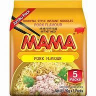Mama Noodle Pork 5x55g 媽媽豬肉味即食麵 55g (5 包裝)