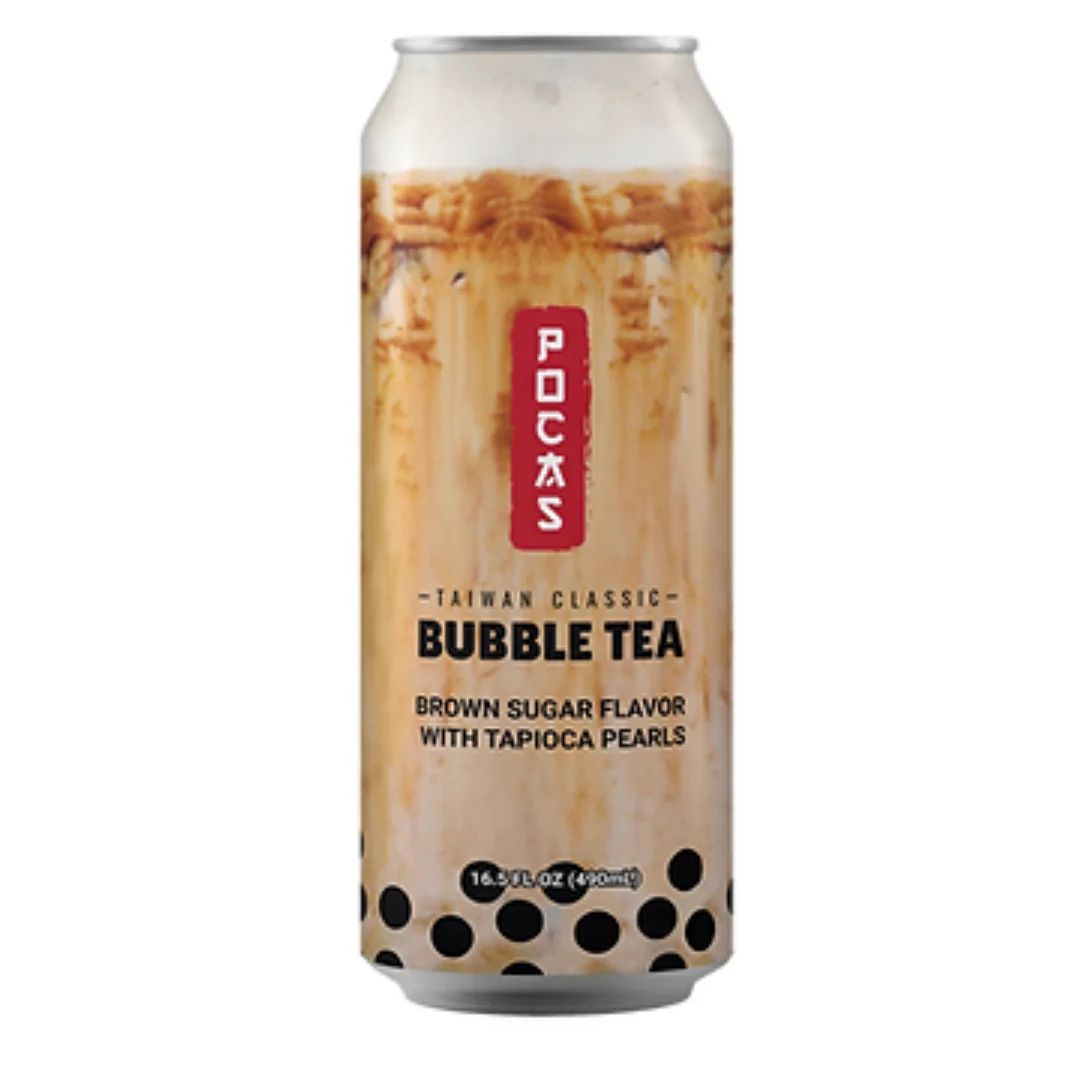 POCAS Bubble Tea Brown Sugar 490ml 珍珠奶茶- 黑糖味
