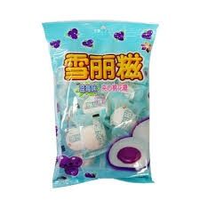 *Marshmallow with Filling Blueberry Flavour 100g  雪麗糍藍莓味夾心棉花煻