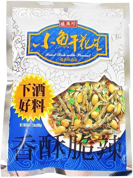 *TF Dried Fish with Peanut 80g  盛香珍小魚乾花生