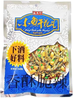 *TF Dried Fish with Peanut 80g  盛香珍小魚乾花生