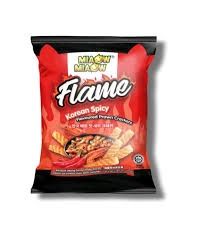 *Miaow Miaow Flame Prawn Cracker - Korean Spicy 50g  韓式辣味蝦條