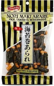 SHIRAKIKU Rice Crackers Norimaki 85g  紫菜米米脆