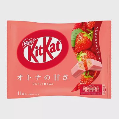 *NESTLE Kit Kat Mini Strawberry Chocolate Flavour 124g 奇巧迷你士多啤梨朱古力