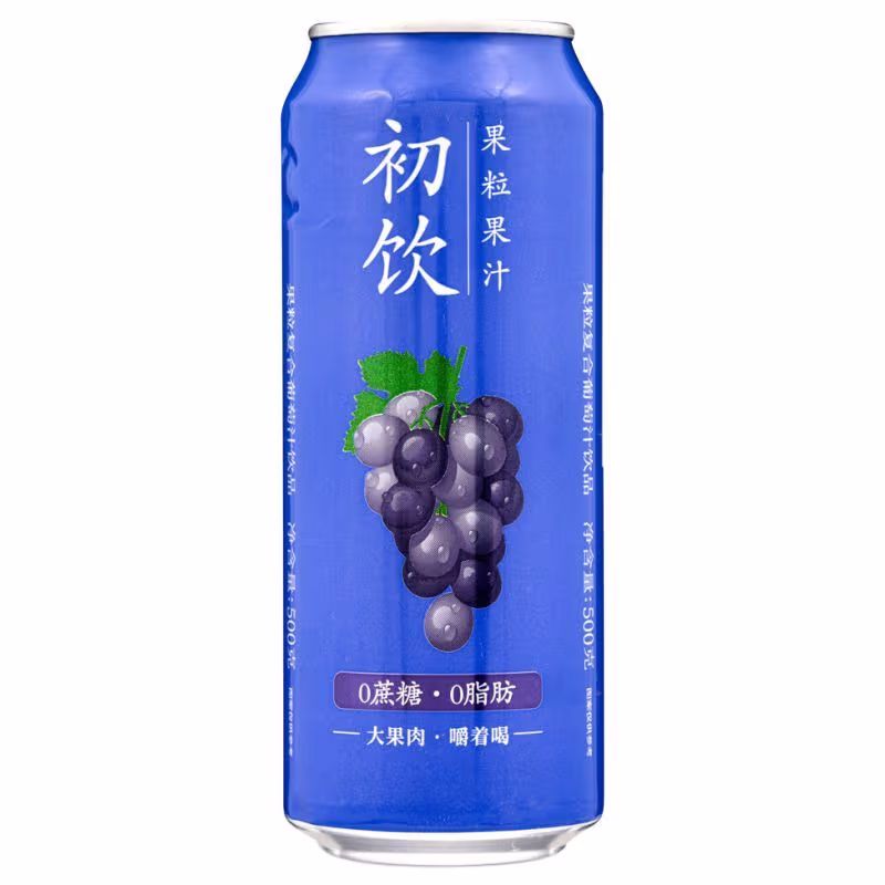 *Chu Yin Fruit Drink - Grape 500ml 初飲果汁飲品- 葡萄味