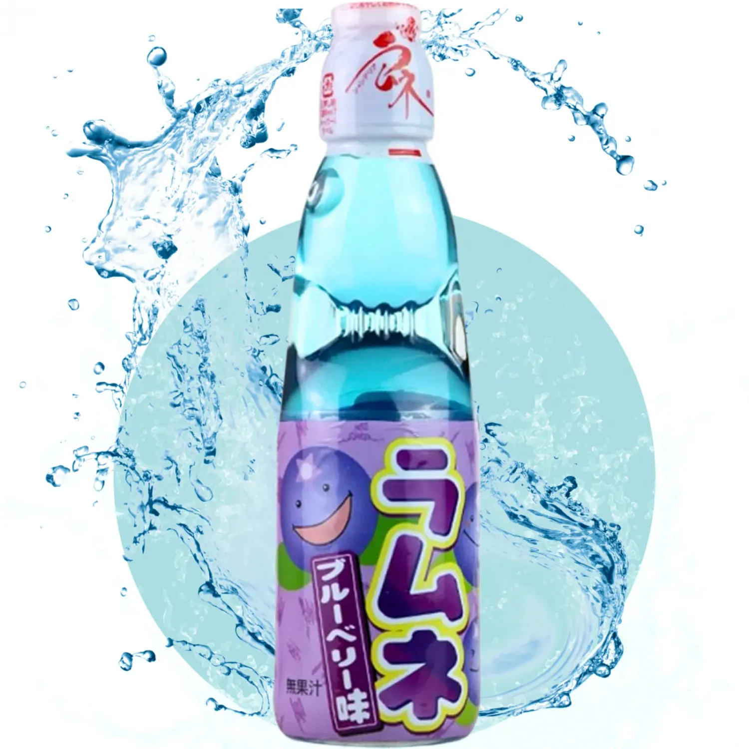 Hatakosen Blueberry Ramune Soda 200ml 藍莓波子汽水