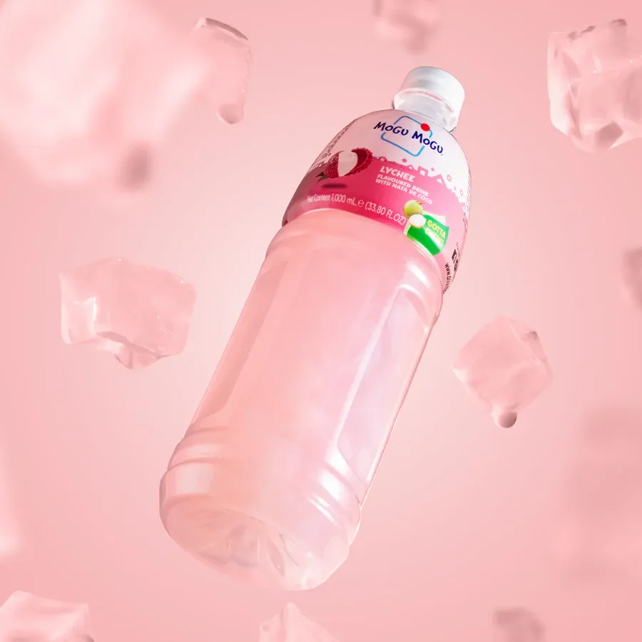 Mogu Mogu Nata De Coco Drink Lychee 1L MOGU MOGU荔枝味 1L