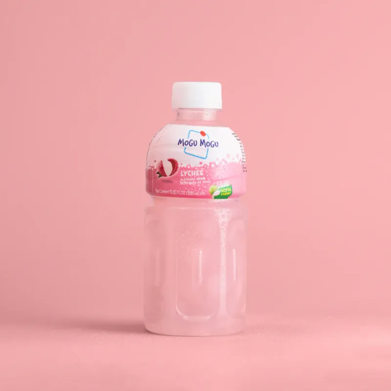 *Mogu Mogu Nata De Coco Drink Lychee 320ml MOGU MOGU荔枝味