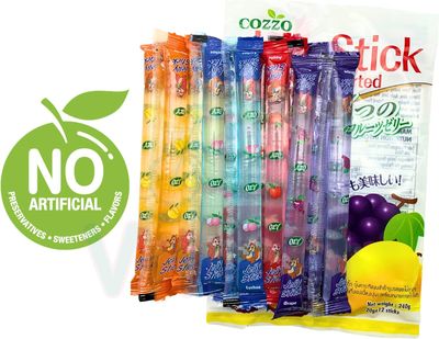 *COZZO OZY Jelly Stick Assorted 12x20g 綜合水果啫喱條
