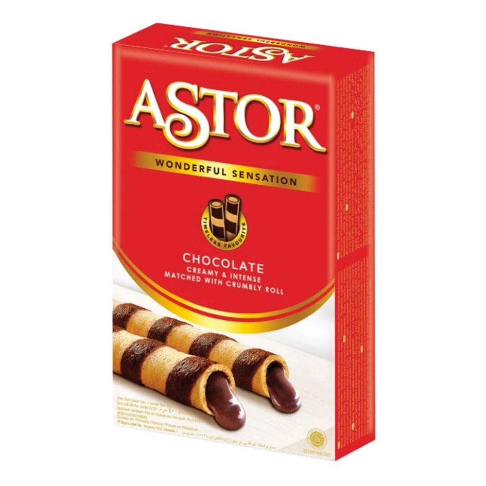 Astor Chocolate Wafer Roll 40g 朱古力威化條