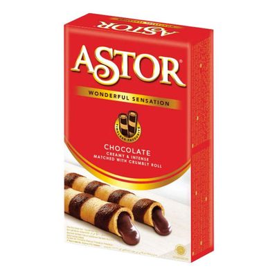 Astor Chocolate Wafer Roll 40g 朱古力威化條
