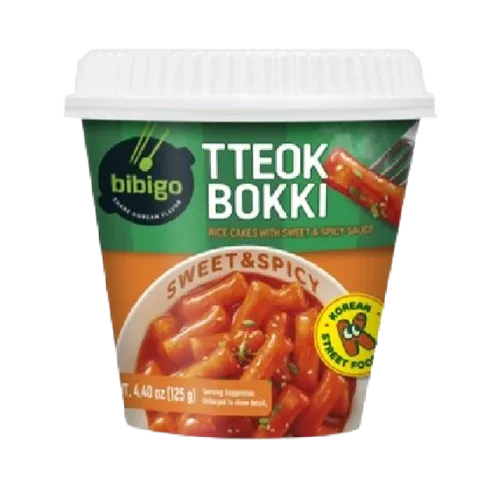 Bibigo Tteokbokki Cup Sweet &amp; Spicy 125g 韓式甜辣醬年糕