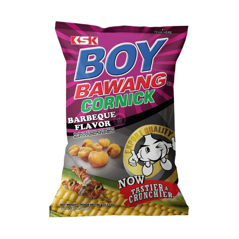 Boy Bawang BBQ Flavour 90g 燒烤味粟米小食 90g
