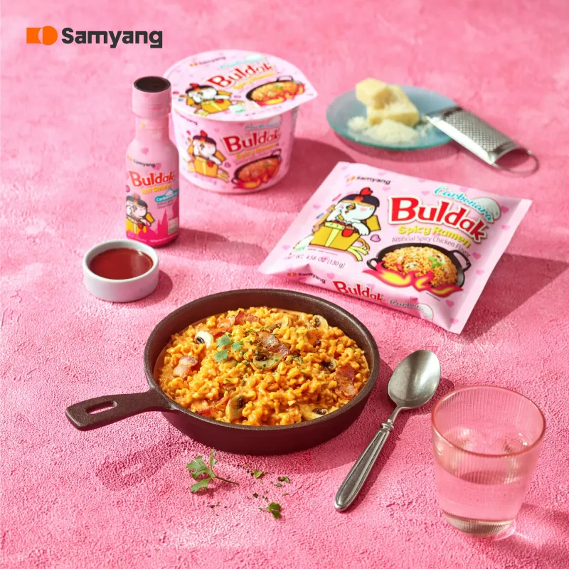 Samyang Carbonara Hot Chicken Ramen 130g 三養卡邦尼辣雞麵