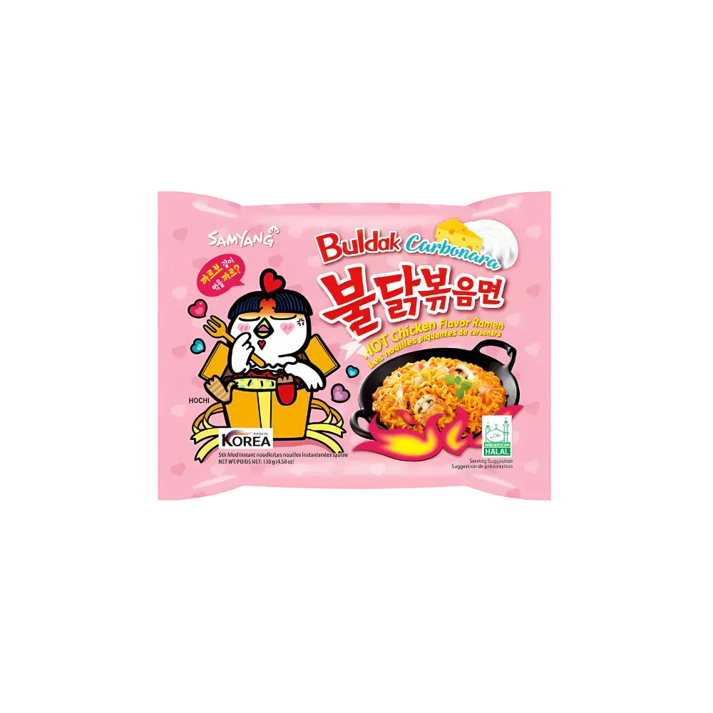 Samyang Carbonara Hot Chicken Ramen 130g 三養卡邦尼辣雞麵