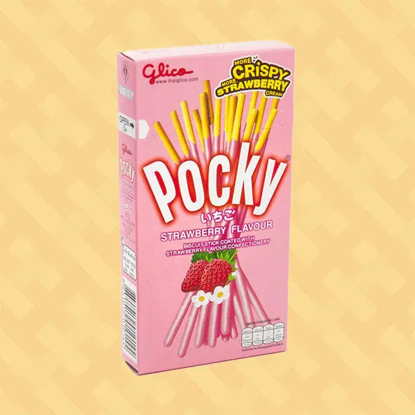 Glico Pocky Strawberry Flavour 43g 草莓百力滋