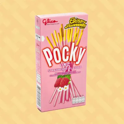 Glico Pocky Strawberry Flavour 43g 草莓百力滋