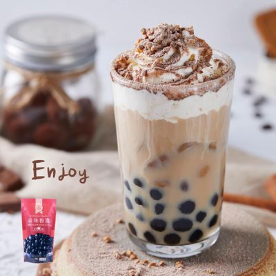 WU FU YUAN 5min Tapioca - Black 250g 五福圓黑珍珠粉圓