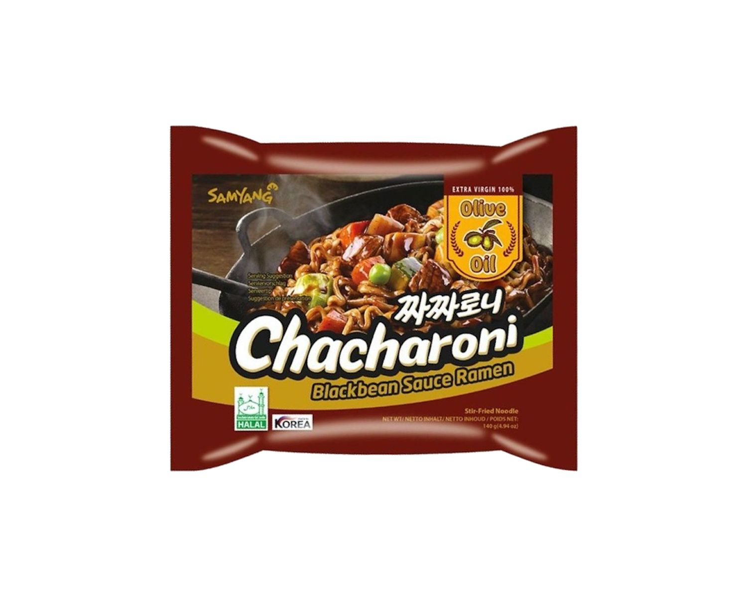 Samyang Jjajang Ramen Sweet Soy Bean Sauce (Chacharoni ) 140g 三養炸醬麵