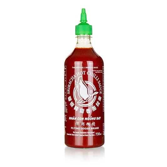 FG SRIRACHA HOT CHILLI SAUCE  455ml 飛鵝是拉差香甜辣椒醬