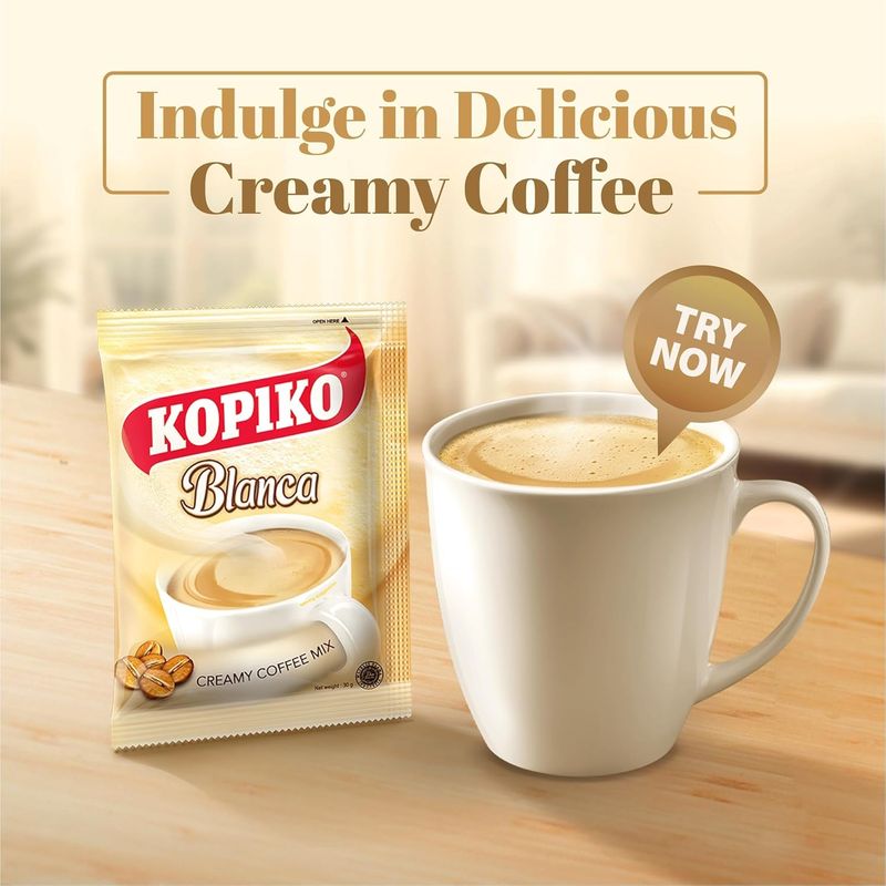 Kopiko Blanca Creamy Coffee Mix 10x30g 即沖白咖啡