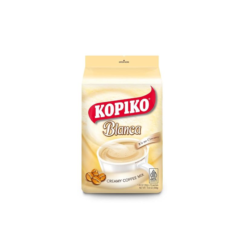 Kopiko Blanca Creamy Coffee Mix 10x30g 即沖白咖啡