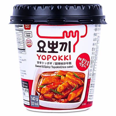 Yongpoong Sweet &amp; Spicy Topokki Yopokki 140g 韓式甜辣醬年糕