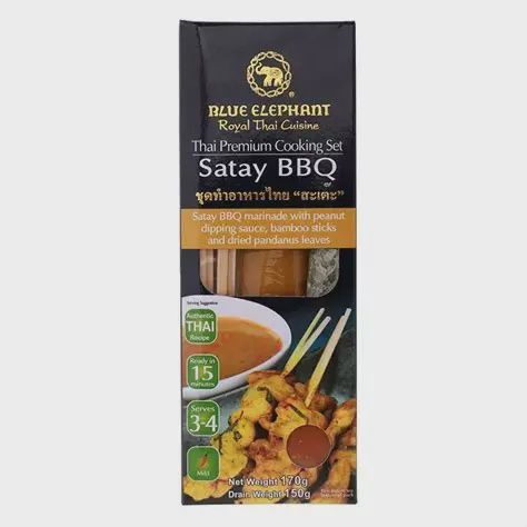 Blue Elephant Satay BBQ Cooking Set 170g 藍大象牌沙嗲BBQ味