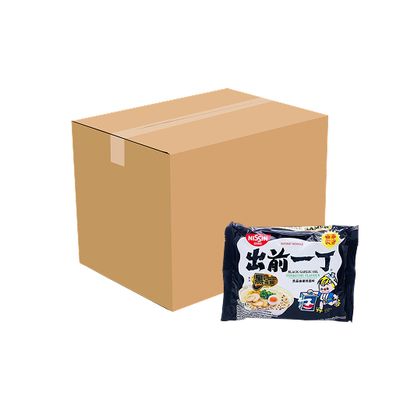 HK Nissin Demae Ramen Black Garlic Tonkotsu 30x100g (CASE) 港版日清出前一丁即食麵黑蒜油豬骨湯味 30x100g (箱)