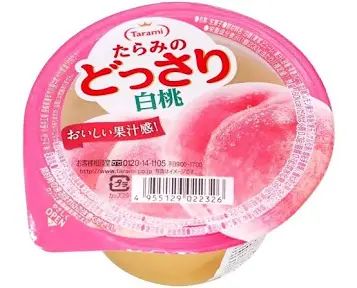 TARAMI  Fruit Jelly With White Peach Chunks 230g 優格白桃果凍