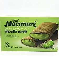 Macimimi Cracker Matcha with Lime Flavour 100g 麥米米抹茶小青檸味流心蛋酥