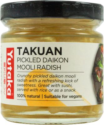 Yutaka Takuan Pickled Daikon Mooli Radish 110g 醃蘿蔔