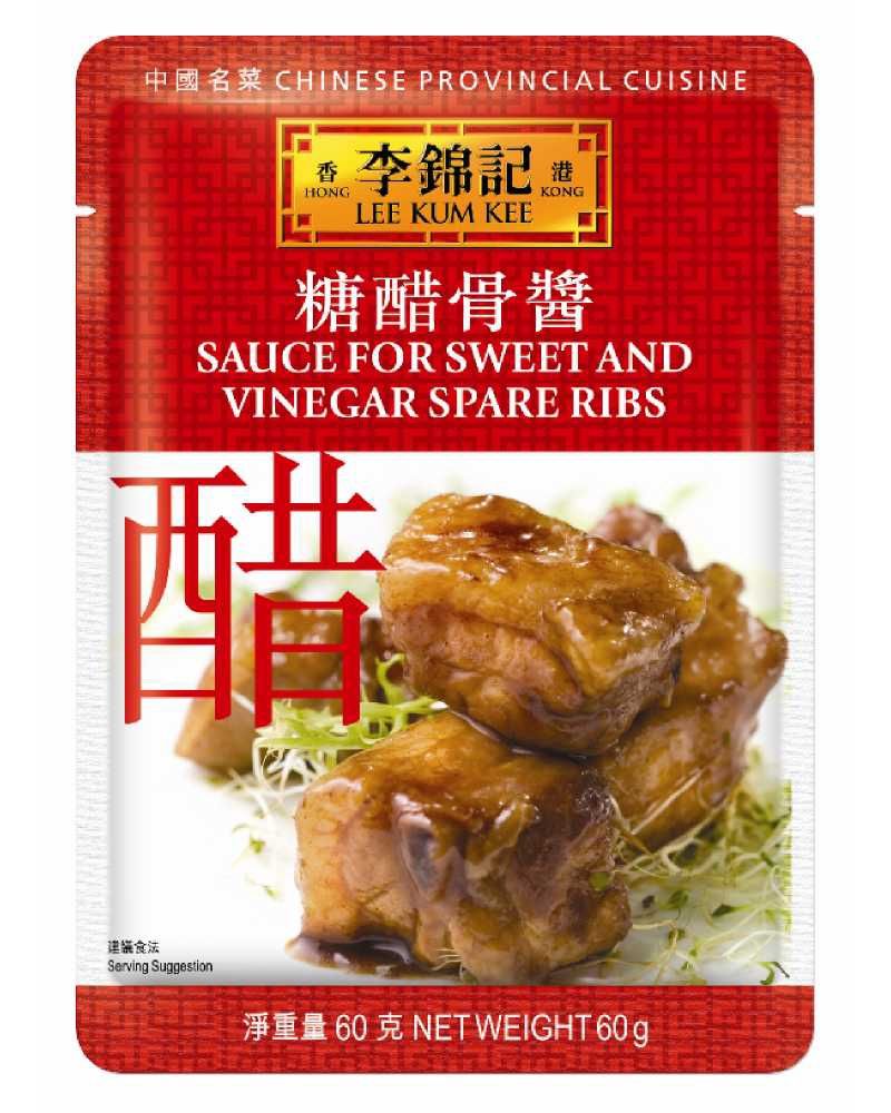 LEE KUM KEE Sauce for Sweet &amp; Vinegar Ribs 60g 李錦記糖醋骨醬