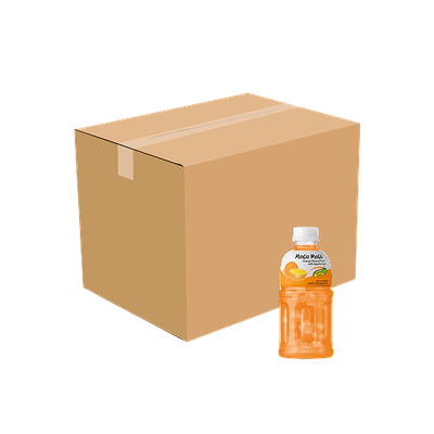*Mogu Mogu Nata De Coco Drink Orange 4x6x320ml (Case) MOGU MOGU橙味(箱)
