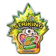 *Striking Pineapple Flavour Popping Candy 30g 索勁菠蘿味爆炸糖