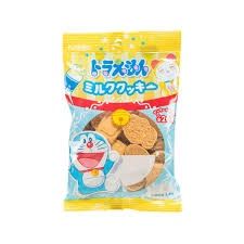 Học-Hokuriku Confectionery Doraemon Milk Cookies 50g 多啦 A 夢牛奶餅乾