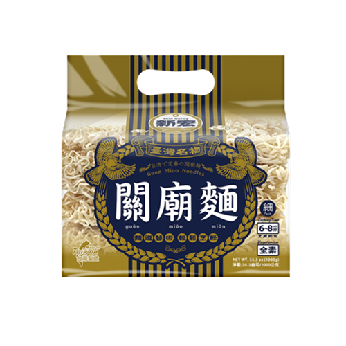 Shin Horng Guan Miao Noodles(Thin) 1kg 新宏關廟麵（細）